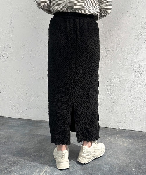 apres jour mignon(アプレジュールミニョン)の「ぽこぽこナロースカート【ZOZOTOWN限定アイテム】(スカート・レディース・ブラック/ブルー/アイボリー/ネイビー/ミント・SMALL/X-LARGE/MEDIUM)」の15枚目の写真