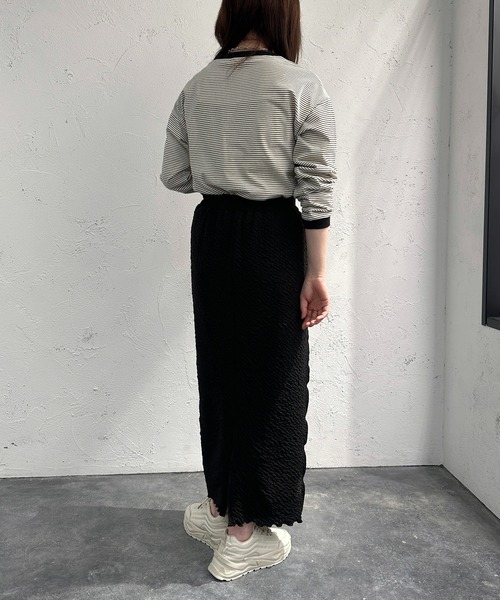 apres jour mignon(アプレジュールミニョン)の「ぽこぽこナロースカート【ZOZOTOWN限定アイテム】(スカート・レディース・ブラック/ブルー/アイボリー/ネイビー/ミント・SMALL/X-LARGE/MEDIUM)」の18枚目の写真