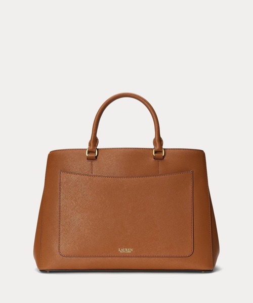 Polo by Ralph Lauren ブラウンレザーハンドバッグ ラルフローレン 2way ショルダーバッグ ハンドバッグ 茶 ブラウン