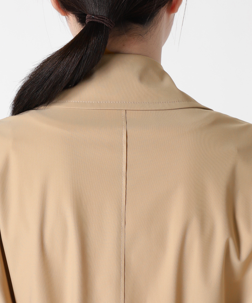 HARRIS WHARF LONDON(ハリスワーフロンドン)の「【HARRIS WHARF LONDON】Women dropped shoulder mac:トレンチコート(トレンチコート・レディース・キャメル・40)」の9枚目の写真