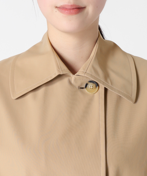 HARRIS WHARF LONDON(ハリスワーフロンドン)の「【HARRIS WHARF LONDON】Women dropped shoulder mac:トレンチコート(トレンチコート・レディース・キャメル・40)」の10枚目の写真