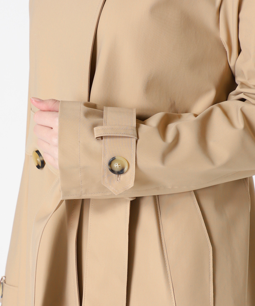 HARRIS WHARF LONDON(ハリスワーフロンドン)の「【HARRIS WHARF LONDON】Women dropped shoulder mac:トレンチコート(トレンチコート・レディース・キャメル・40)」の12枚目の写真