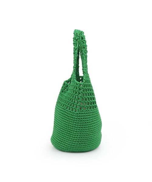 T・S・L（ティーエスエル）の「かぎ編みミニトートバッグ（トートバッグ・レディース・ベージュ/オレンジ/グリーン/ブラック・FREE）」の14枚目の写真