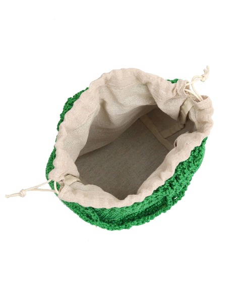 T・S・L（ティーエスエル）の「かぎ編みミニトートバッグ（トートバッグ・レディース・ベージュ/オレンジ/グリーン/ブラック・FREE）」の16枚目の写真