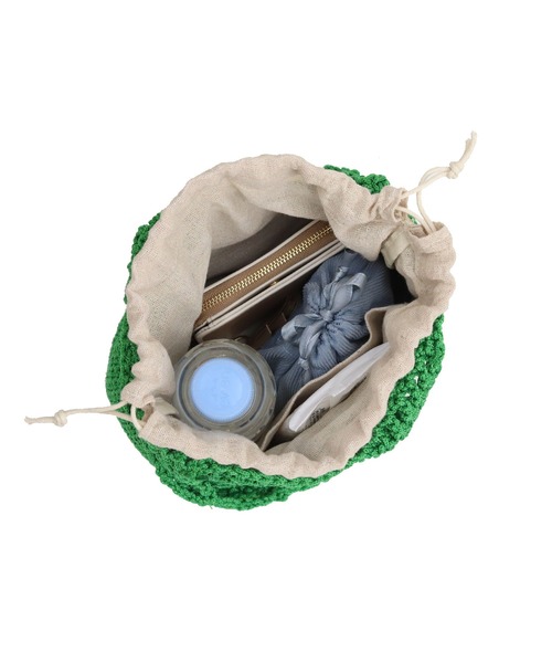 T・S・L（ティーエスエル）の「かぎ編みミニトートバッグ（トートバッグ・レディース・ベージュ/オレンジ/グリーン/ブラック・FREE）」の17枚目の写真