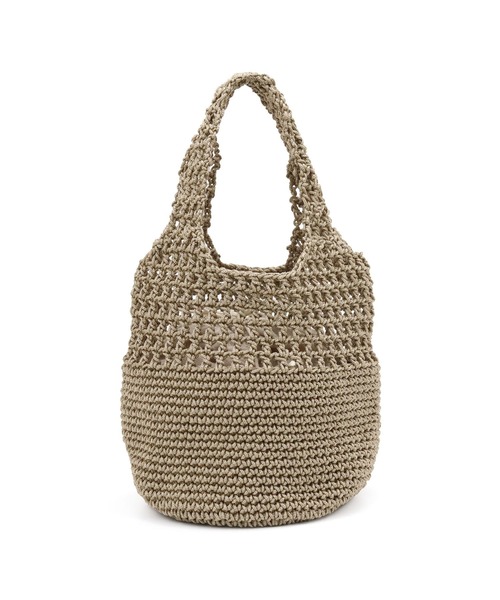 T・S・L（ティーエスエル）の「かぎ編みミニトートバッグ（トートバッグ・レディース・ベージュ/オレンジ/グリーン/ブラック・FREE）」の20枚目の写真