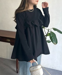 prose verse | フリルギャザーペプラムトップス(Tシャツ/カットソー)