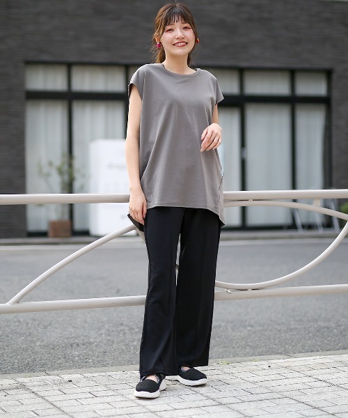 チチカカ(チチカカ)の「ポンチセンタータックパンツ(その他パンツ・レディース・ベージュ/ブルー/ブラック・MEDIUM/LARGE)」の5枚目の写真