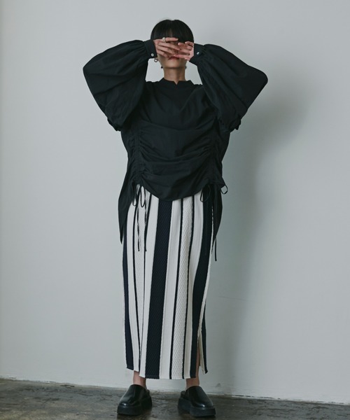 mici(ミチ)の「(mici)ドローストリングブラウス(シャツ/ブラウス・レディース・ブラック/ピンク/ホワイト系その他・ONE SIZE)」の13枚目の写真