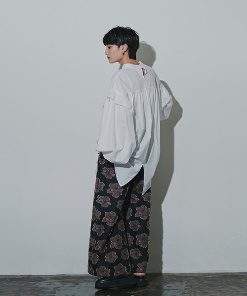 mici(ミチ)の「(mici)ドローストリングブラウス(シャツ/ブラウス・レディース・ブラック/ピンク/ホワイト系その他・ONE SIZE)」の21枚目の写真