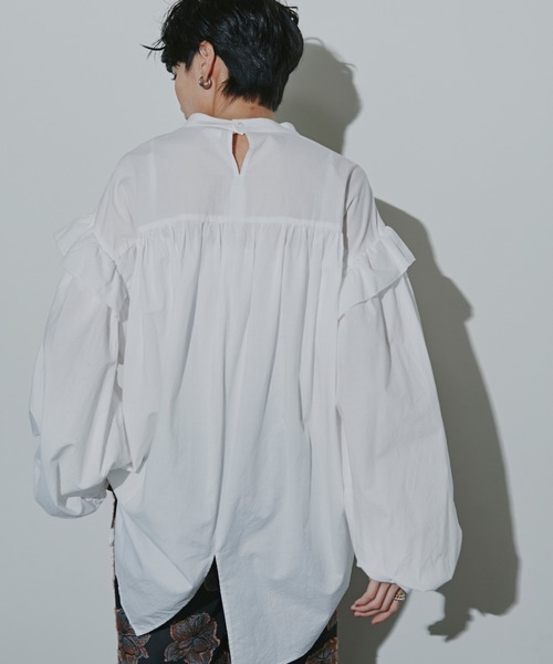 mici(ミチ)の「(mici)ドローストリングブラウス(シャツ/ブラウス・レディース・ブラック/ピンク/ホワイト系その他・ONE SIZE)」の22枚目の写真