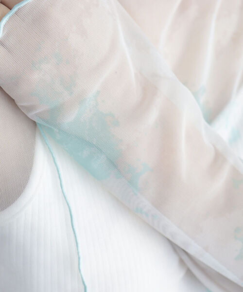 fredy emue（フレディエミュ）の「マーブルシアープルオーバー（Tシャツ/カットソー・レディース・アイボリー/ミント/オフホワイト・38）」の8枚目の写真