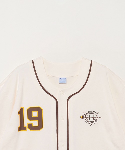 Champion(チャンピオン)の「champion C3-X319 BASEBALL SHIRT(シャツ/ブラウス・メンズ・グレー/ブラック/アイボリー・M/L/XL)」の12枚目の写真