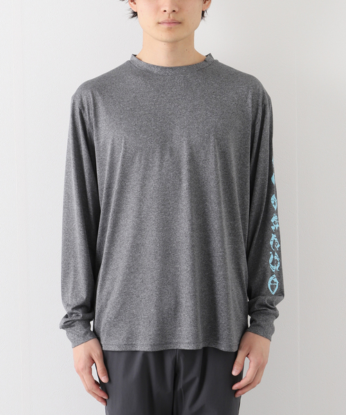 ELDORESO（エルドレッソ）の「【ELDORESO/エルドレッソ】Cross Long Tシャツ（Tシャツ/カットソー・メンズ・チャコールグレー・MEDIUM/LARGE）」の3枚目の写真