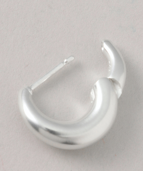 GEORG JENSEN（ジョージジェンセン）の「【GEORG JENSEN / ジョージ ジェンセン】SMALL HOOP ピアス（ピアス（両耳用）・レディース・シルバー・FREE）」の5枚目の写真