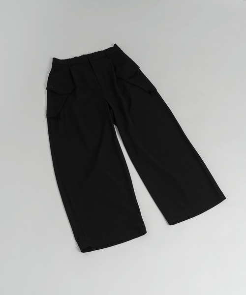 Adoon plain（アドーンプレーン）の「【Adoon plain】ビッグポケットカーゴパンツ（カーゴパンツ・メンズ・ブラック/グレー・MEDIUM/LARGE）」の17枚目の写真