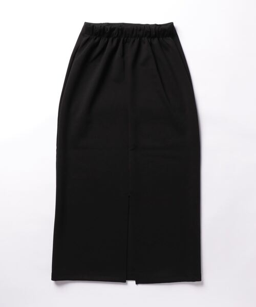 Q（キュー）の「ダンボールタイトスカート（スカート・レディース・ブルー/ブラック/グレイッシュベージュ・MEDIUM）」の4枚目の写真