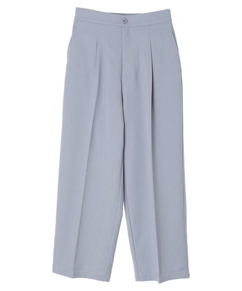 earth music&ecology（アースミュージックアンドエコロジー）の「タックワイドパンツ（その他パンツ・レディース・サックスブルー/ベージュ/ブラック・L/M/S）」の22枚目の写真