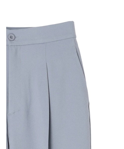 earth music&ecology（アースミュージックアンドエコロジー）の「タックワイドパンツ（その他パンツ・レディース・サックスブルー/ベージュ/ブラック・L/M/S）」の9枚目の写真