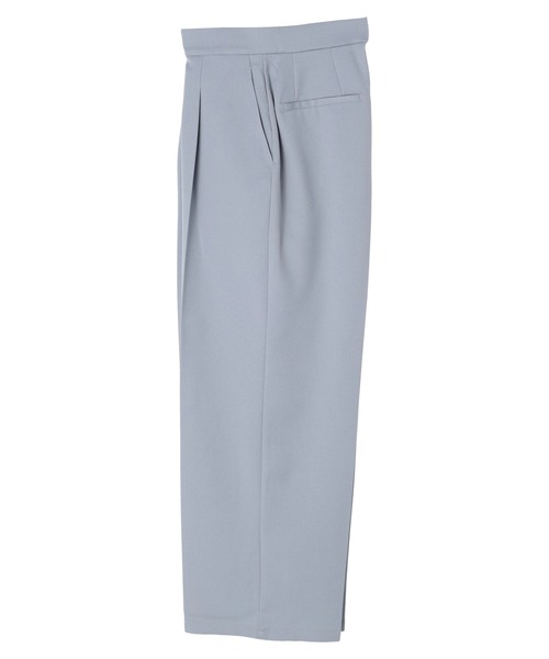 earth music&ecology（アースミュージックアンドエコロジー）の「タックワイドパンツ（その他パンツ・レディース・サックスブルー/ベージュ/ブラック・L/M/S）」の8枚目の写真