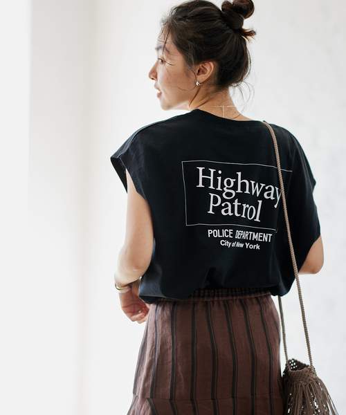 JOURNAL STANDARD（ジャーナルスタンダード）の「NYCノースリーブ（Tシャツ/カットソー・レディース・ホワイト/ブラック・FREE）」の16枚目の写真