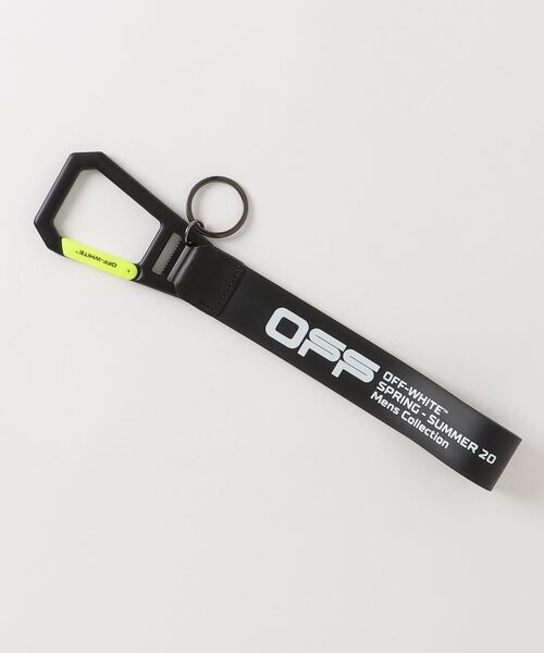 off white（オフホワイト）の「【OFF-WHITE】 オフホワイト キーホルダー RUBBER KEY HOLDER キーリング ロゴ ラバー（キーホルダー・メンズ・ブラック・FREE）」の3枚目の写真