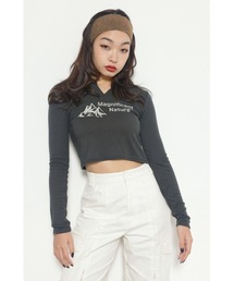 GRAZING TOUCH PRINT トップス