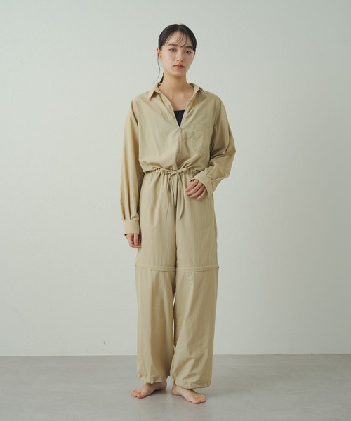 earthy（アーシー）の「【撥水】ナイロンセパレートオールインワン