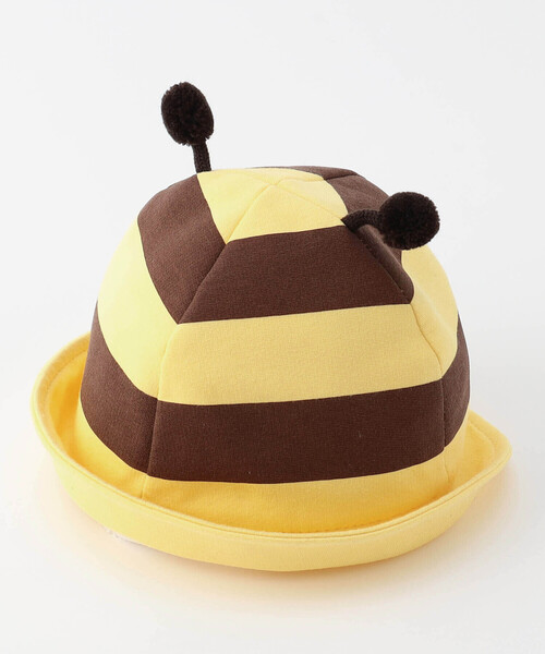COMME CA ISM（コムサイズム）の「UVカット　昆虫モチーフハット(44-48cm)（ハット・キッズ・レッド/イエロー・FREE）」の2枚目の写真