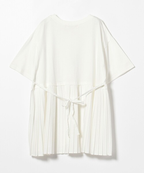 Ray BEAMS(レイビームス)の「Ray BEAMS / プリーツ キリカエ バック リボン Tシャツ(Tシャツ/カットソー・レディース・ホワイト/ブラック/その他・ONE SIZE)」の18枚目の写真