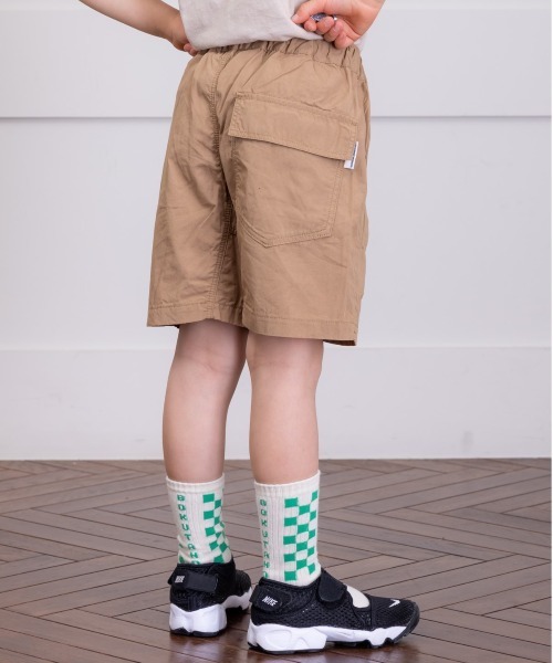 Life Support Products（ライフサポートプロダクツ）の「ポプリンマチツキショートパンツ(80～150cm)（その他パンツ・キッズ・グリーン/ピンク/ベージュ/ブルー系その他/ブルー/レモンイエロー/ブラック・80/90/95/100/110/120/130/140/150）」の3枚目の写真