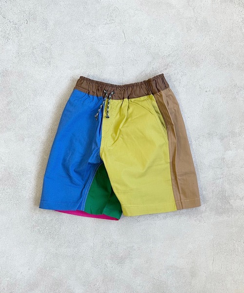 Life Support Products（ライフサポートプロダクツ）の「ポプリンマチツキショートパンツ(80～150cm)（その他パンツ・キッズ・グリーン/ピンク/ベージュ/ブルー系その他/ブルー/レモンイエロー/ブラック・80/90/95/100/110/120/130/140/150）」の5枚目の写真