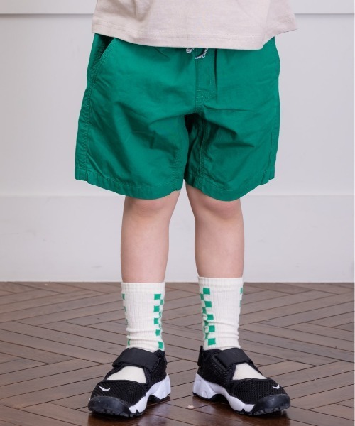 Life Support Products（ライフサポートプロダクツ）の「ポプリンマチツキショートパンツ(80～150cm)（その他パンツ・キッズ・グリーン/ピンク/ベージュ/ブルー系その他/ブルー/レモンイエロー/ブラック・80/90/95/100/110/120/130/140/150）」の4枚目の写真