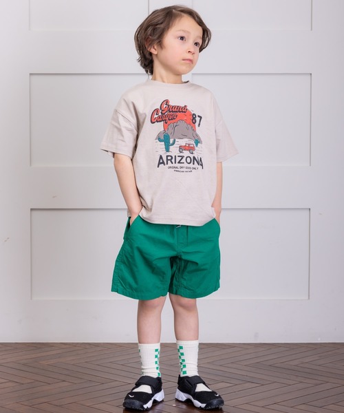 Life Support Products（ライフサポートプロダクツ）の「ポプリンマチツキショートパンツ(80～150cm)（その他パンツ・キッズ・グリーン/ピンク/ベージュ/ブルー系その他/ブルー/レモンイエロー/ブラック・80/90/95/100/110/120/130/140/150）」の8枚目の写真