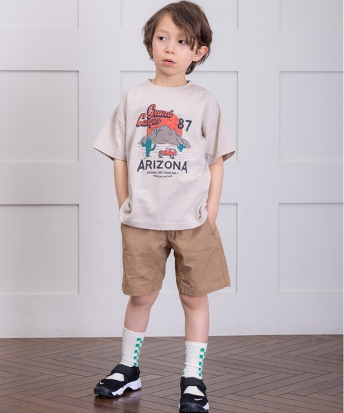 Life Support Products（ライフサポートプロダクツ）の「ポプリンマチツキショートパンツ(80～150cm)（その他パンツ・キッズ・グリーン/ピンク/ベージュ/ブルー系その他/ブルー/レモンイエロー/ブラック・80/90/95/100/110/120/130/140/150）」の9枚目の写真