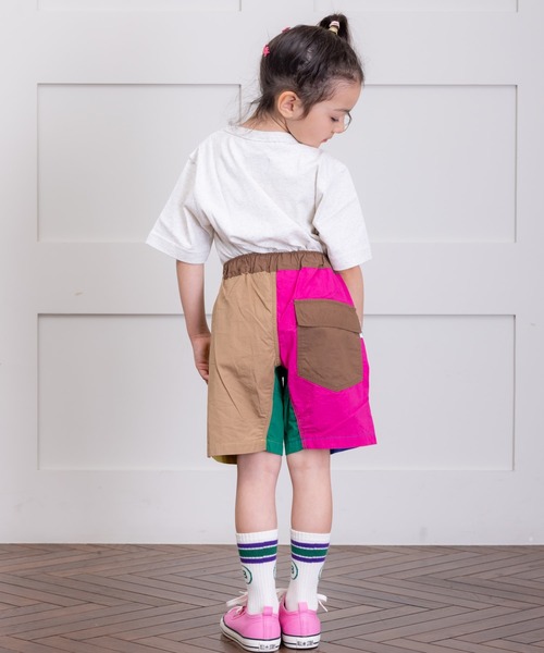 Life Support Products（ライフサポートプロダクツ）の「ポプリンマチツキショートパンツ(80～150cm)（その他パンツ・キッズ・グリーン/ピンク/ベージュ/ブルー系その他/ブルー/レモンイエロー/ブラック・80/90/95/100/110/120/130/140/150）」の14枚目の写真