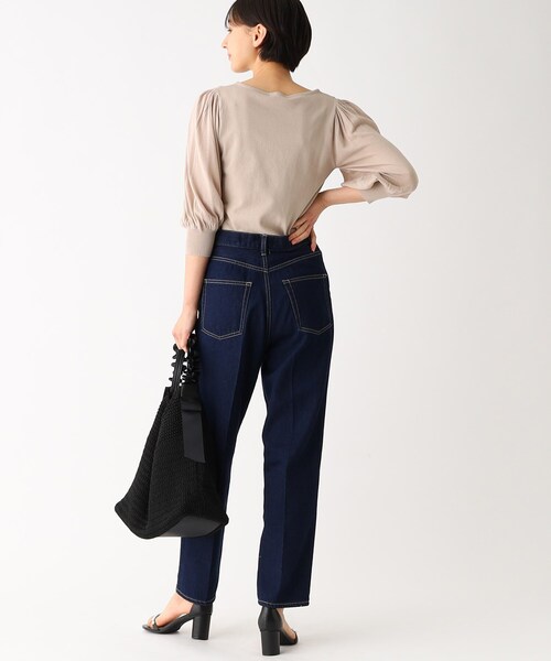 index（インデックス）の「◆サマーニットフリルハンドルバッグ（ハンドバッグ・レディース・ベージュ/ブラック・00）」の12枚目の写真