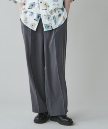 LUCY | LUCY/【セットアップ対応】トロミ ベルト付きワイドスラックス(スラックス)