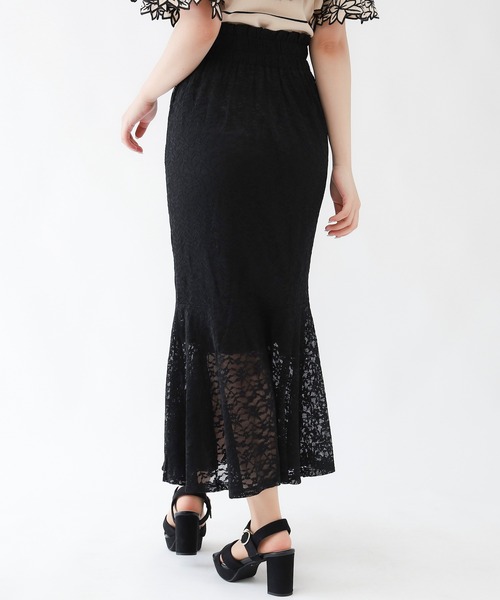 アリスアウアア 裾レースマーメイドスカート アリスアウアア 裾レース