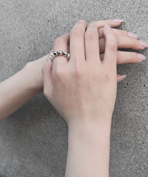 Figments(フィグメンツ)の「パール&ボールリング(リング・レディース・その他1/その他2・FREE)」の1枚目の写真