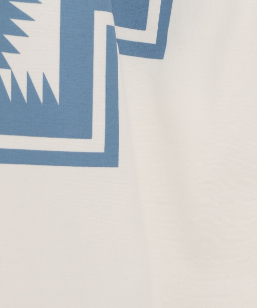 PENDLETON（ペンドルトン）の「【PENDLETON(ペンドルトン)】別注ラグランTシャツ(KIDS)（Tシャツ/カットソー・キッズ・チャコール/グリーン/オフホワイト/ネイビー・110cm/120cm/130cm/140cm/150cm）」の12枚目の写真