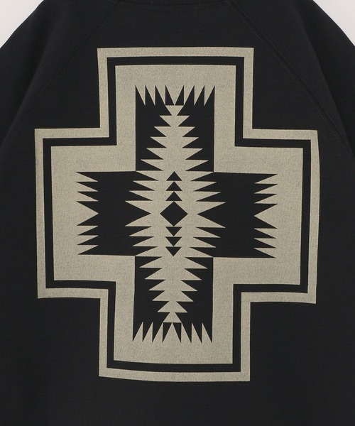 PENDLETON（ペンドルトン）の「【PENDLETON(ペンドルトン)】別注ラグランTシャツ(KIDS)（Tシャツ/カットソー・キッズ・チャコール/グリーン/オフホワイト/ネイビー・110cm/120cm/130cm/140cm/150cm）」の18枚目の写真