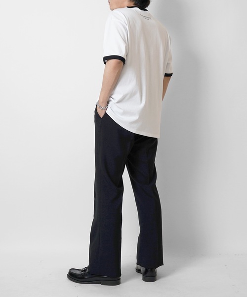 Confirm（コンファーム）の「センタープレス ベーシックスラックスパンツ コックパンツ（スラックス・メンズ・ブラック/ブラック系その他・S/LL/L/M）」の4枚目の写真