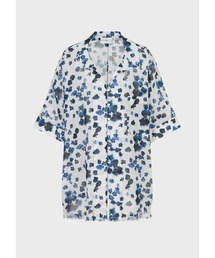 EMPORIO ARMANI | 【エンポリオ アルマーニ】マーレ カプセルコレクション オーバーサイズシャツ モスリン製 バティックフローラルプリント(シャツ/ブラウス)