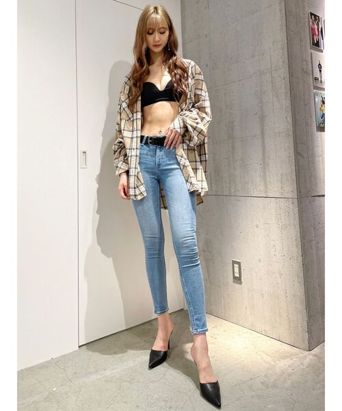 GYDA（ジェイダ）の「vintage ワイドベルト（ベルト・レディース・ブラウン/ブラック・FREE）」の4枚目の写真