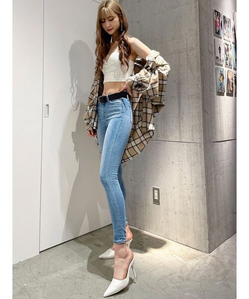 GYDA（ジェイダ）の「vintage ワイドベルト（ベルト・レディース・ブラウン/ブラック・FREE）」の3枚目の写真