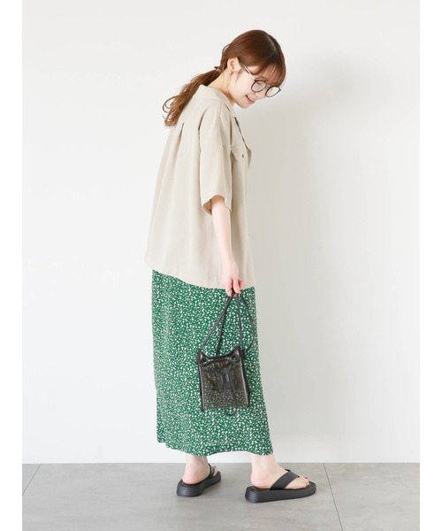 ehka sopo（エヘカソポ）の「クリアドロストショルダーバッグ（ハンドバッグ・レディース・ブラウン/オフホワイト/ブラック・F）」の8枚目の写真