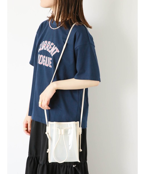 ehka sopo（エヘカソポ）の「クリアドロストショルダーバッグ（ハンドバッグ・レディース・ブラウン/オフホワイト/ブラック・F）」の15枚目の写真