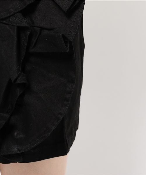 OUTLET（アウトレット）の「【Delyle noir】デニムラッフルベアワンピース（ワンピース・レディース・オフホワイト/サックスブルー・FREE）」の8枚目の写真