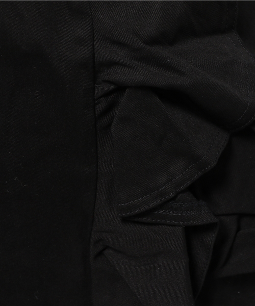 OUTLET（アウトレット）の「【Delyle noir】デニムラッフルベアワンピース（ワンピース・レディース・オフホワイト/サックスブルー・FREE）」の9枚目の写真